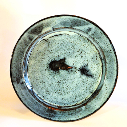assiette bleu de fer